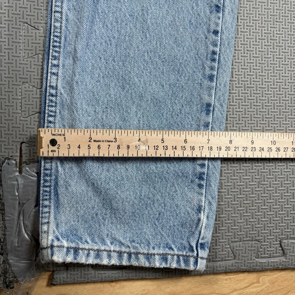 Vintage 90s Levi's 505 Jeans Men's 33x36 Fit 32x35 Regular Fit Orange Tab
